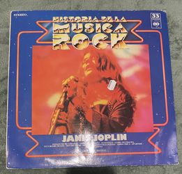 Janis Joplin Grandes Exitos Made in Spain LP Compilation 1982 CBS Vinyl Record