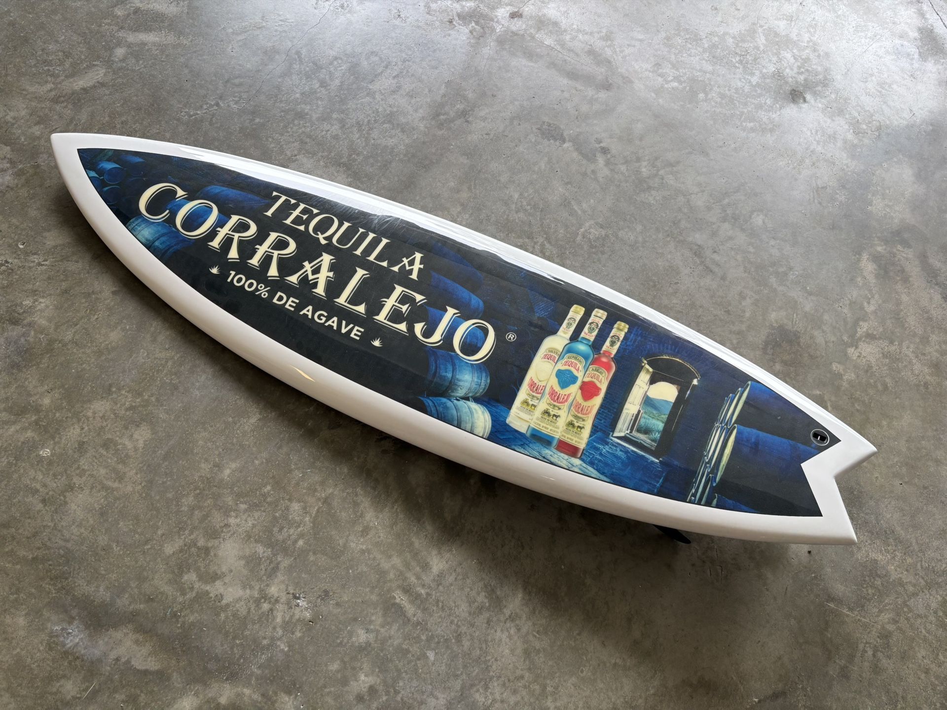 6’ Surfboard -Corralejo tequila Logo