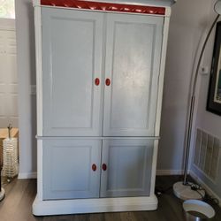 Oversized Armoire, Solid Wood, Very Heavy Uh