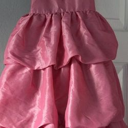 Girl Pink Princess Dress - Size 3T 