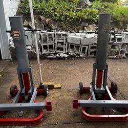 (lifts) Gray Portamatic Air Lifts (a Pair) PORTABLE 