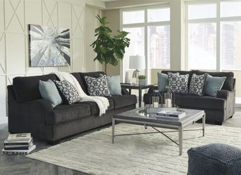 Nice grey couch and Love seat set!