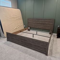 Panel Bed Frame - King 