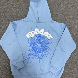 Spider hoodie Sky blue 