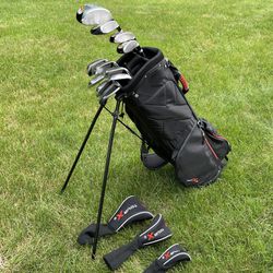 Tour X2 11 Piece Junior Golf Set with Stand Bag - Left Handed