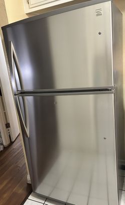 Kenmore Stainless Steel Refrigerator + Ice Maker