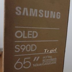 SAMSUNG 65-Inch Class OLED 4K S90D Series Quantum HDR, Dolby Atmos Object Tracking Sound Lite, Ultra Thin, Q-Symphony 3.0, Gaming Hub, Smart TV with A
