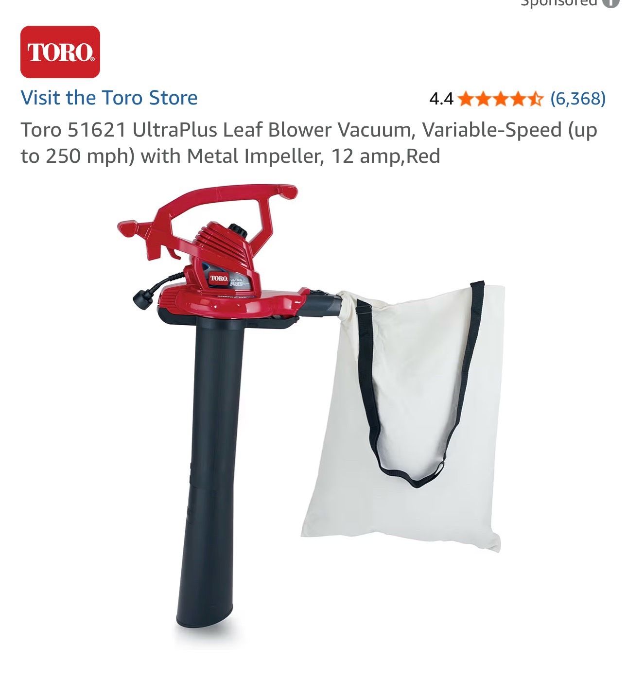 Hardly Used Leaf Blower