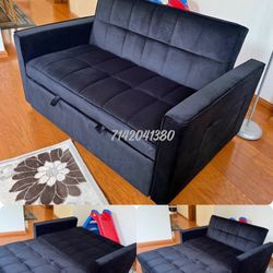 Loveseat Sofa With Pullout Bed And Lounge 