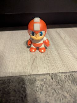 Fire Mega Man Mini Video Game Figure