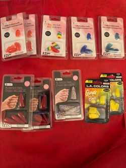 NIP Mixed lot 10pks B-Color/LAcolor Jelly Fashion Nails, fashion, stiletto shape