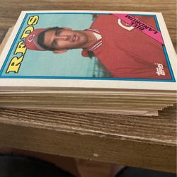 Stack Of Old Baseball Cards