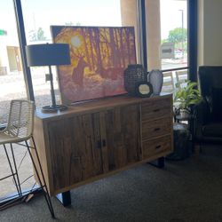 Solid Wood Console Table 