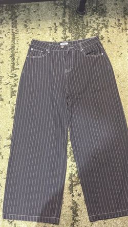 Mens pinstripe jeans