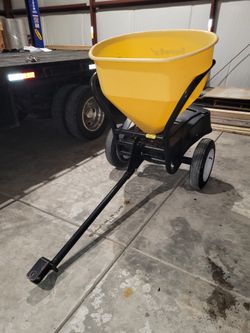 Snow Ex Trailer Pull Behind Salt Spreader 