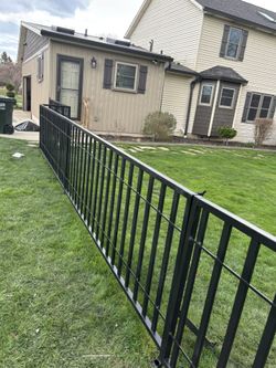 Galvanized Metal Fence