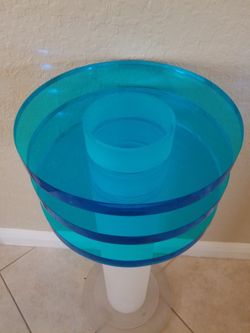 Lucite pedistals artistic