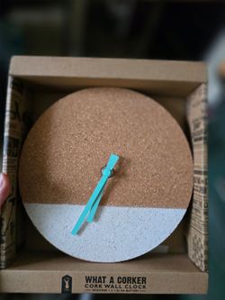 Cork Wall Clock