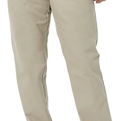 Amazon Essentials Men's Straight-Fit Wrinkle-Resistant Flat-Front Chino Pant