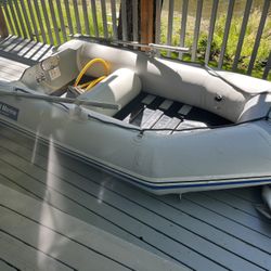 West Marine Inflatable And 6hp Outboard