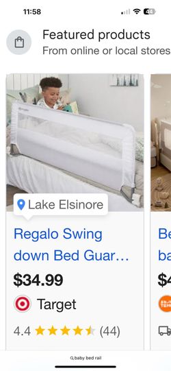 Baby bed rail