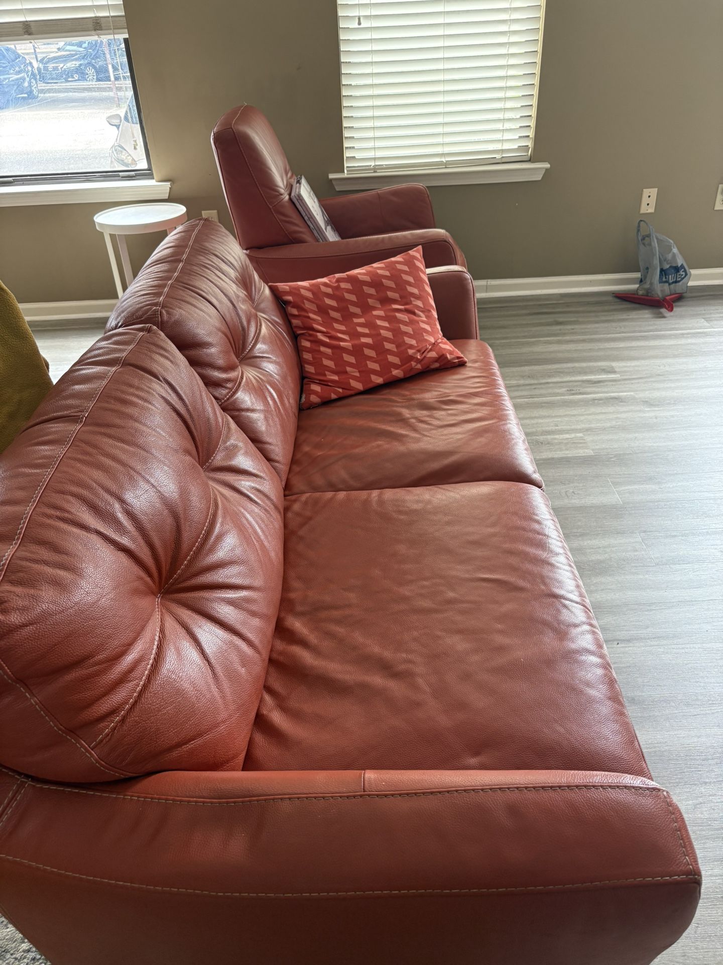 Leather Couch Set