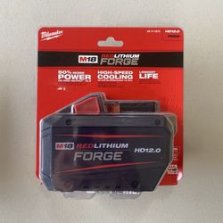 MILWAUKEE M18 REDLITHIUM HIGH FORGE OUTPUT HD12 BATTERY PACKS