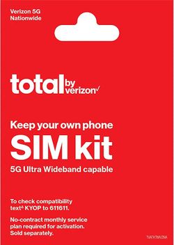 Verizon Sim Card Kit