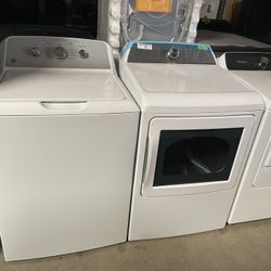 Top Load Set GE White 