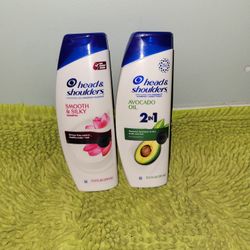 2 Head&shoulder 12.5oz Smooth And Silky Shampoo/Avocado Oil 2in1