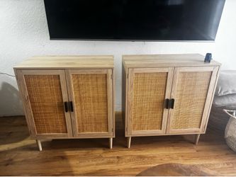Rattan cabinet