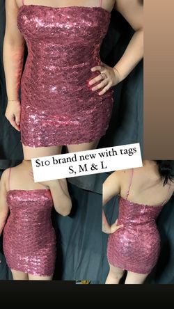 Pink Sequin Dress