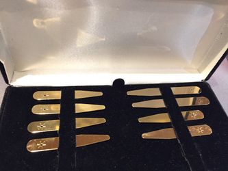 Gift - Gold Dress shirt Collar Inserts stays