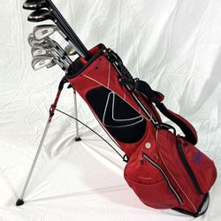 Complete Women’s Ladies Right-Handed Golf Club Set Confidence Irons + Wilson Drive Woods & Callaway Bag!