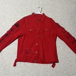 Red Jean Jacket 