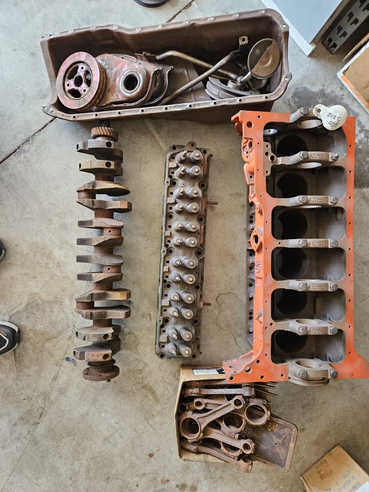 Chevy Straight 6 Motor 292 Ci