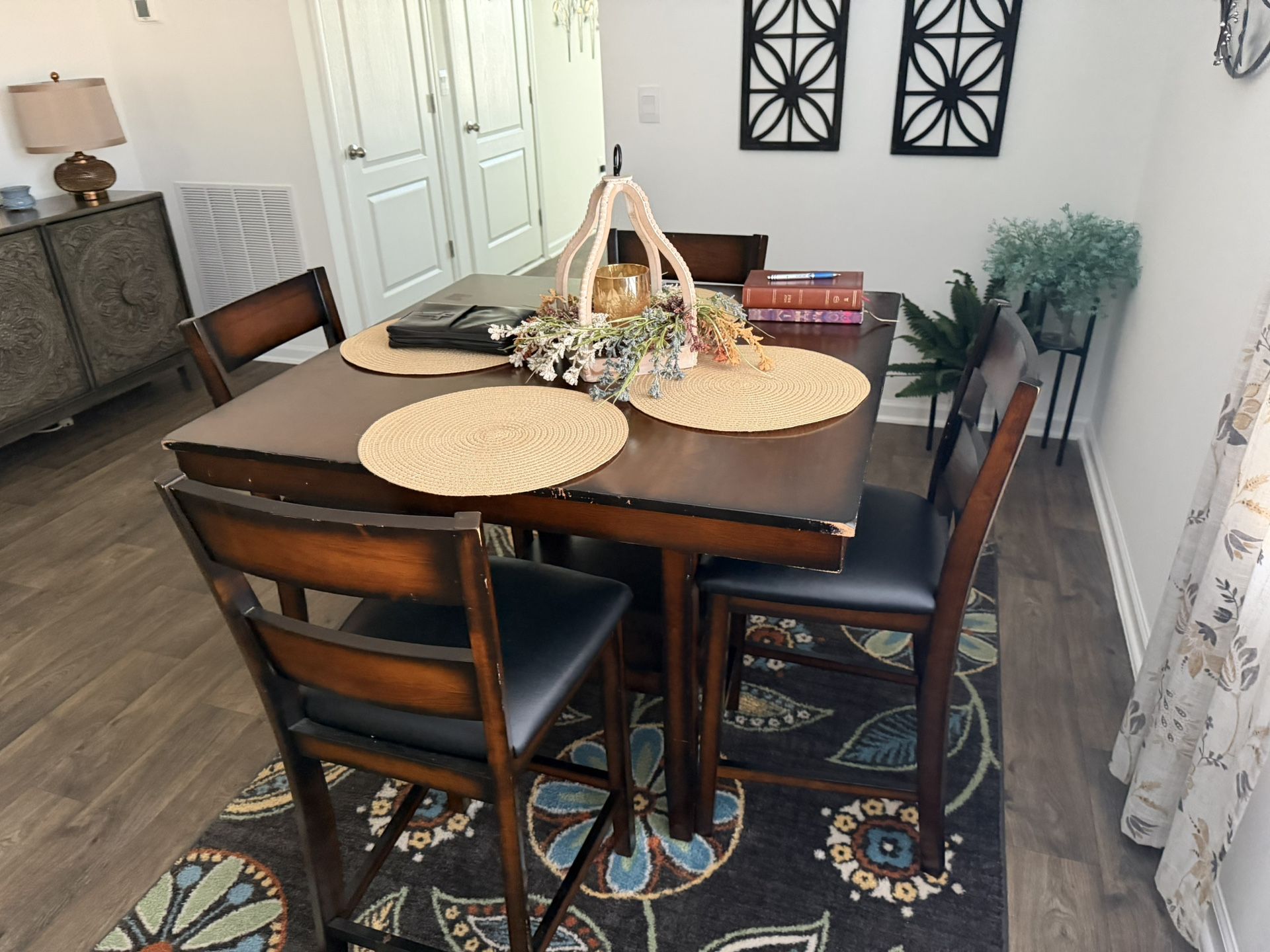 Dining Table And Four Chairs