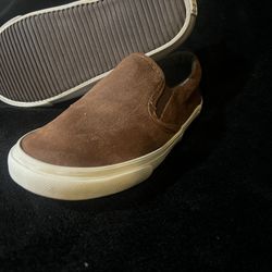 Old Navy Boys Slip-On Loafers Size 11 – Dark Brown, Casual & Comfortable