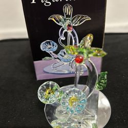 Blown Glass Figurine “Hummingbird” Measures 2.48” (H)