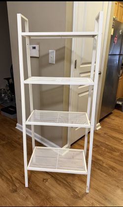 White Storage Shelf.