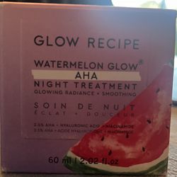 Glow Recipe: Watermelon 🍉 Glow AHA Night Treatment 60mL. Brand New in Box.