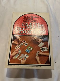 Vintage 1971 Parker Brothers French Card Game Mille Bornes 