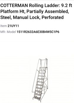 Warehouse Ladder, 4 Available NOT FREE