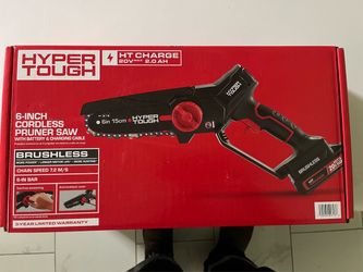 Hyper Tough 6-Inch Cordless Pruner Saw
