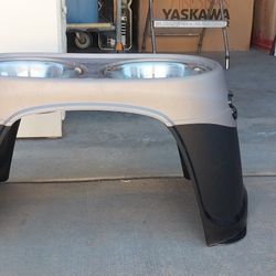 Elevated Double Diner For Dogs