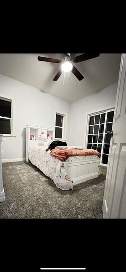 Girls Bed Dresser Combo