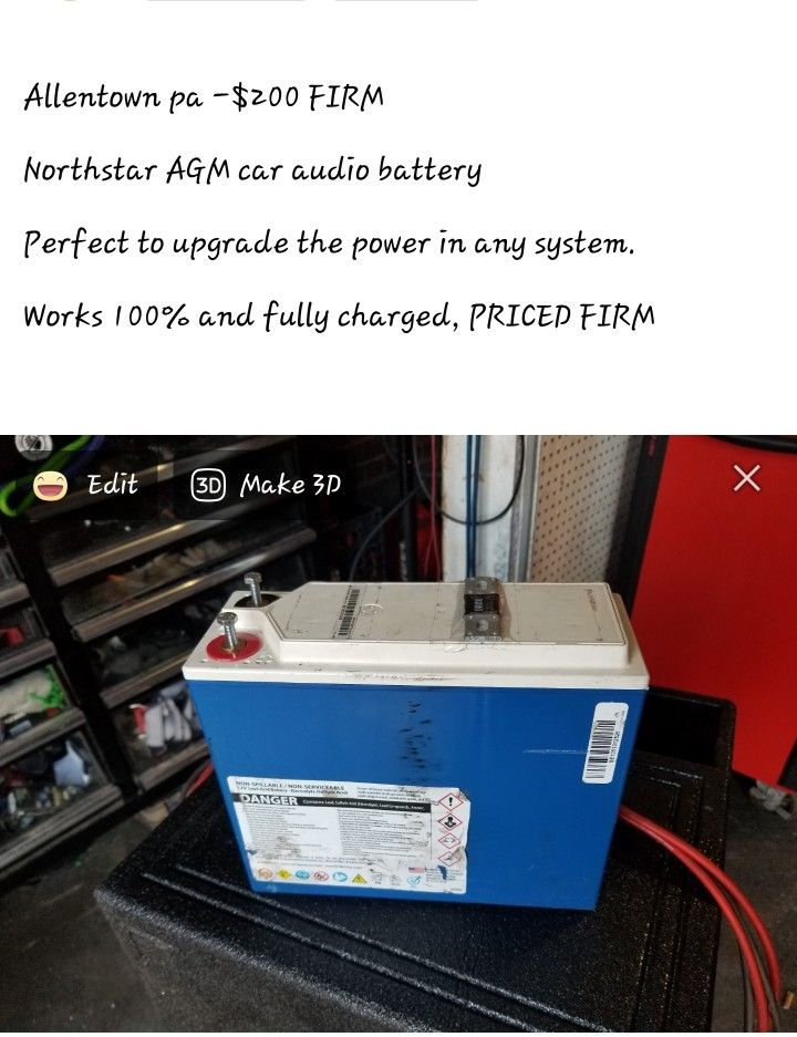 Car Audio Battery Northstar