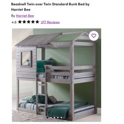 Twin Over Standard Bunk Bed 