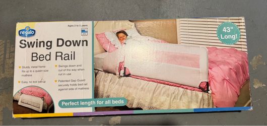 Regalo Swing Down Bed Rail 43 Inch