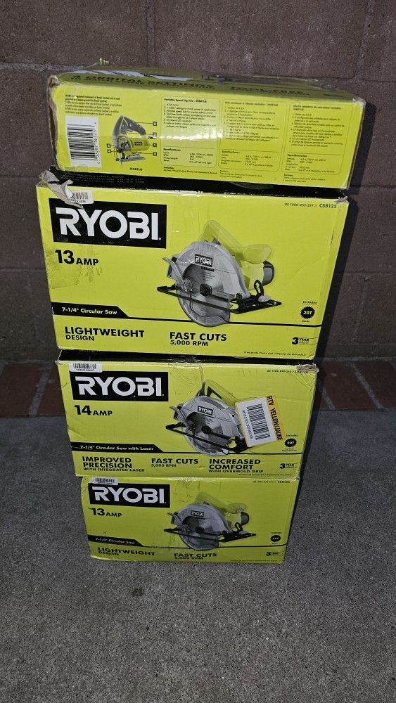 13 Amp 7-1/4 in. Corded Circular Saw and 4.8 Amp Corded Variable Speed Orbital Jig Saw